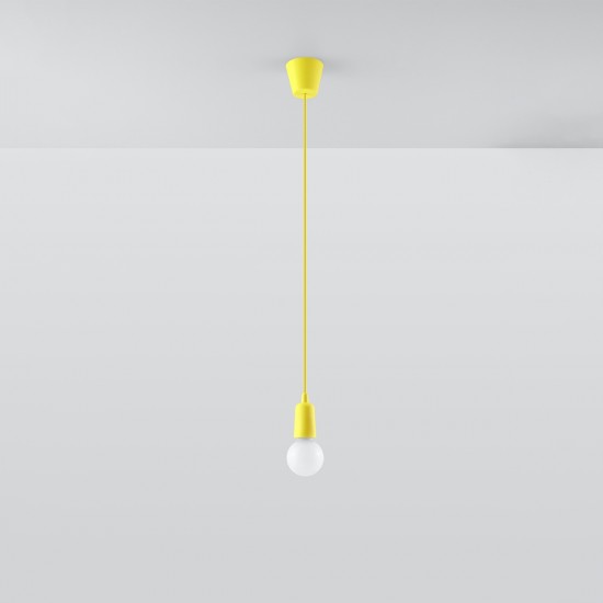 Pendant lamp DIEGO 1 yellow