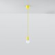 Pendant lamp DIEGO 1 yellow