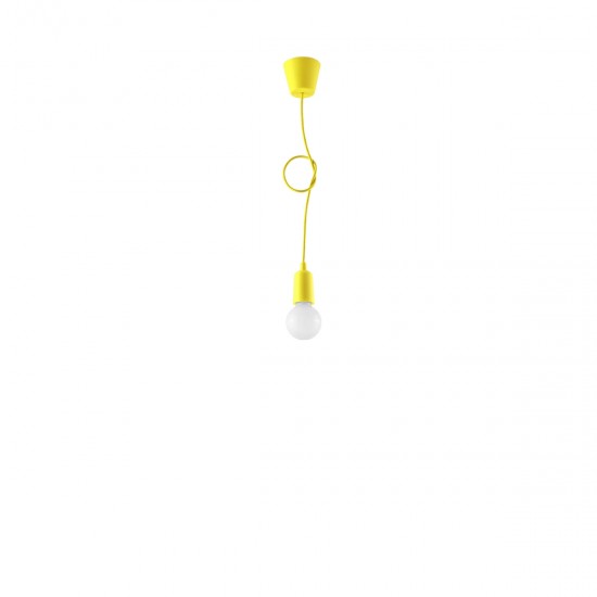 Pendant lamp DIEGO 1 yellow