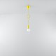 Pendant lamp DIEGO 1 yellow