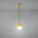 Pendant lamp DIEGO 3 yellow