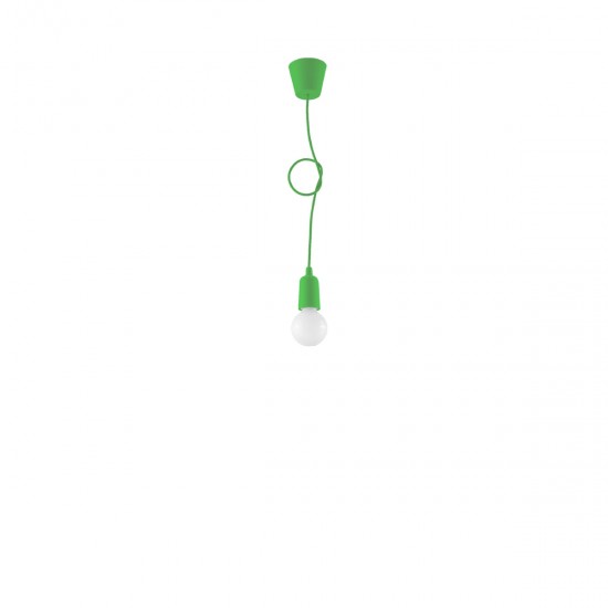 Pendant lamp DIEGO 1 green