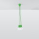 Pendant lamp DIEGO 3 green
