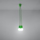 Pendant lamp DIEGO 3 green
