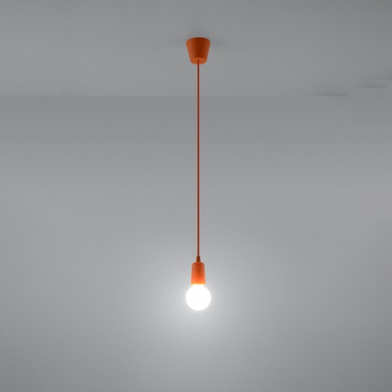 Pendant lamp DIEGO 1 orange