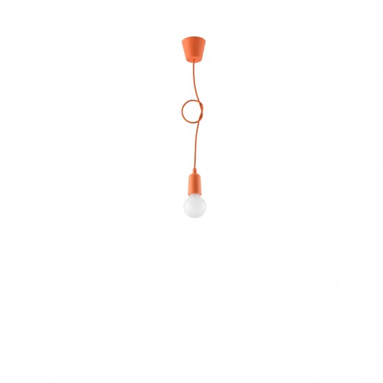 Pendant lamp DIEGO 1 orange