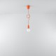 Pendant lamp DIEGO 1 orange