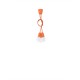 Pendant lamp DIEGO 3 orange
