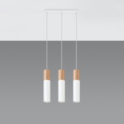 Pendant lamp PABLO 3 white