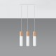 Pendant lamp PABLO 3 white