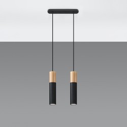 Pendant lamp PABLO 2 black