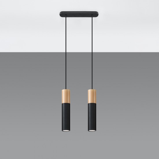 Pendant lamp PABLO 2 black