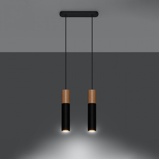 Pendant lamp PABLO 2 black