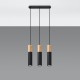 Pendant lamp PABLO 3 black