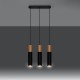 Pendant lamp PABLO 3 black