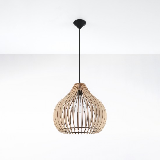 Pendant lamp APRILLA wood