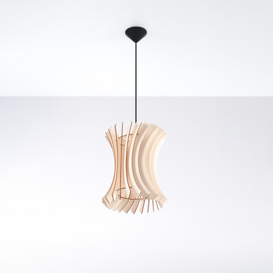 Pendant lamp ORIANA wood