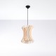 Pendant lamp ORIANA wood