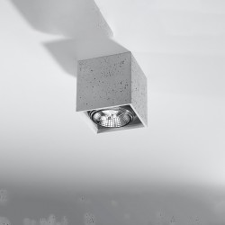 Ceiling lamp VALDE concrete