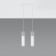 Pendant lamp BORGIO 2 white