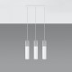 Pendant lamp BORGIO 3L white