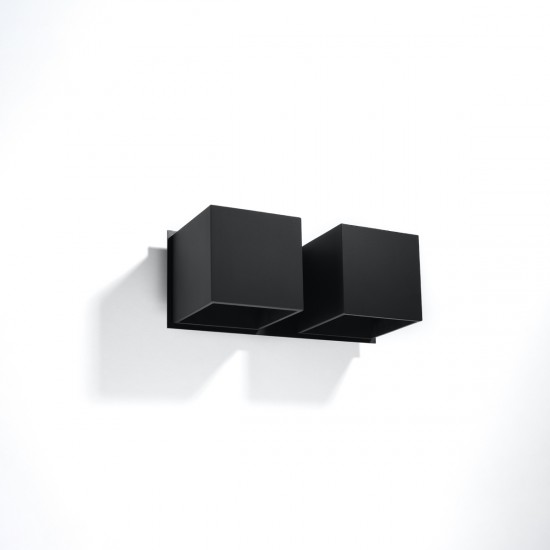 Wall lamp QUAD 2 black