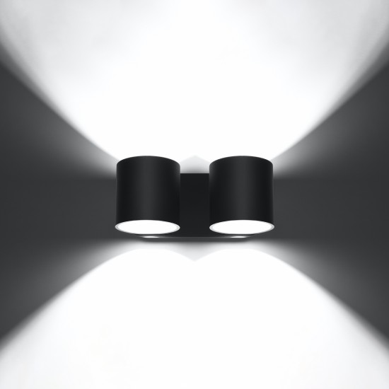 Wall lamp ORBIS 2 black