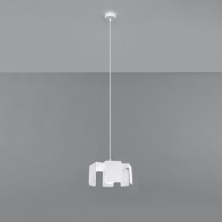 Pendant lamp TULIP white