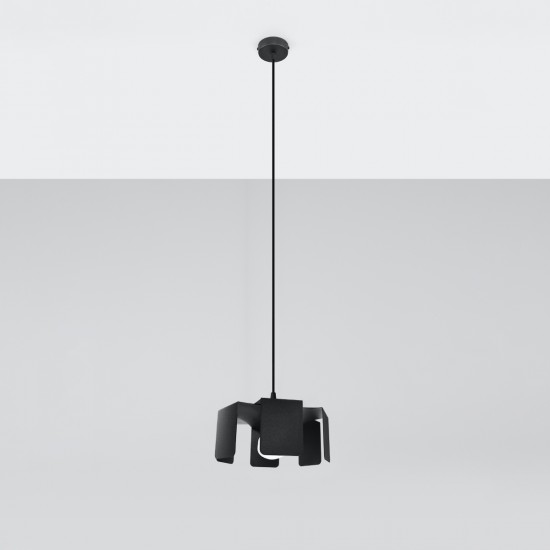 Pendant lamp TULIP black