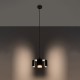 Pendant lamp TULIP black