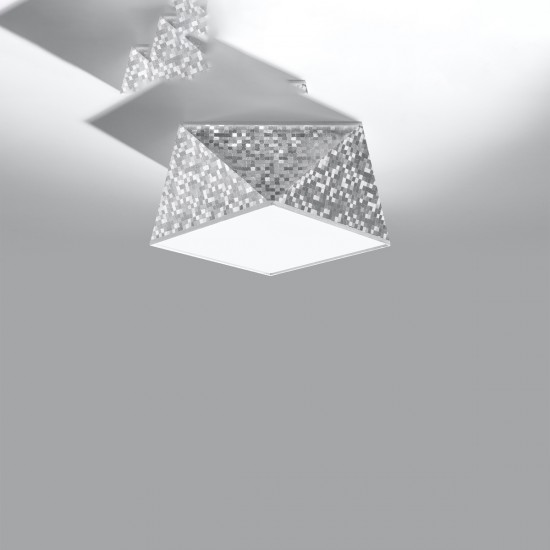 Ceiling lamp HEXA 25 silver