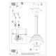 Chandelier BELLA 60 black Chandelier BELLA 60 black