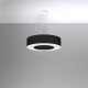 Chandelier SATURNO 70 black
