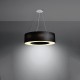 Chandelier SATURNO 70 black