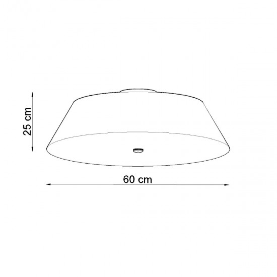 Ceiling lamp VEGA 60 black