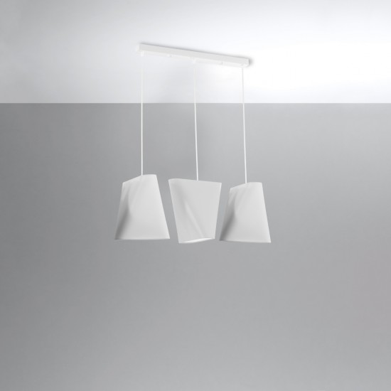 Chandelier BLUM 3 white Chandelier BLUM 3 white