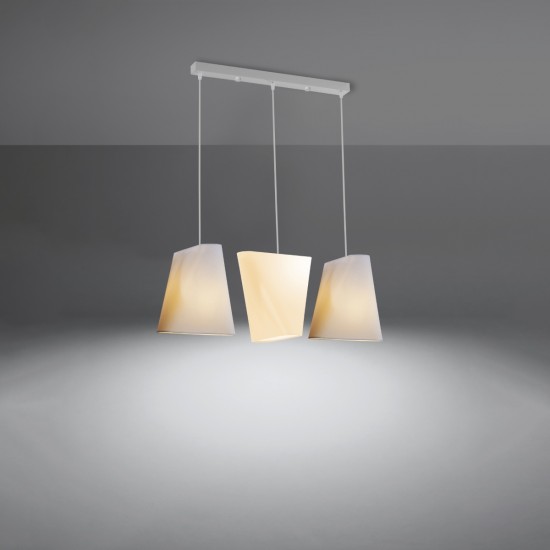 Chandelier BLUM 3 white Chandelier BLUM 3 white