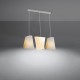 Chandelier BLUM 3 white Chandelier BLUM 3 white