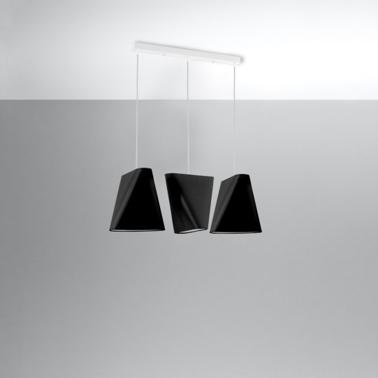Chandelier BLUM 3 black Chandelier BLUM 3 black