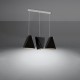 Chandelier BLUM 3 black Chandelier BLUM 3 black
