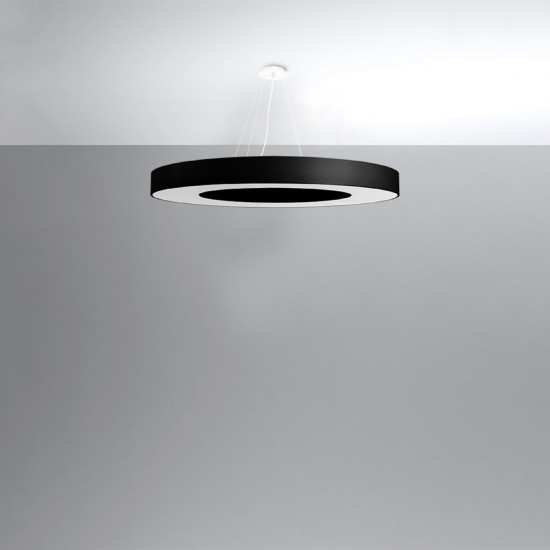 Chandelier SATURNO SLIM 90 black