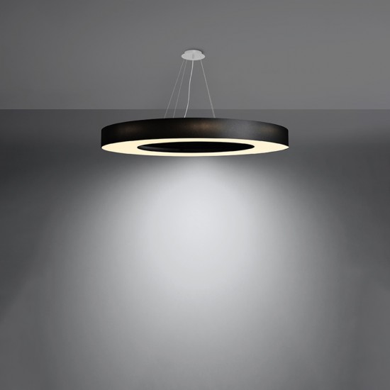 Chandelier SATURNO SLIM 90 black