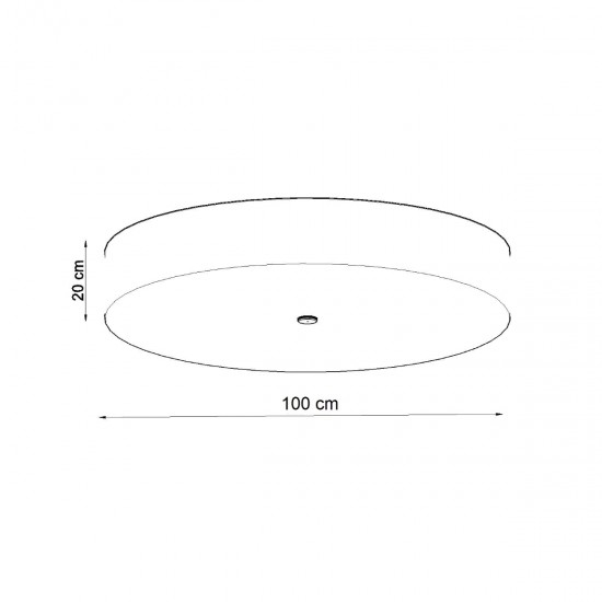 Ceiling lamp SKALA 100 white