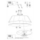 Ceiling lamp VEGA 70 white