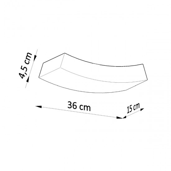 Wall lamp ceramic HATTOR