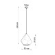 Ceramic pendant lamp PAVLUS Ceramic pendant lamp PAVLUS