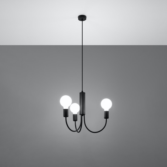Chandelier PICCOLO 3 black