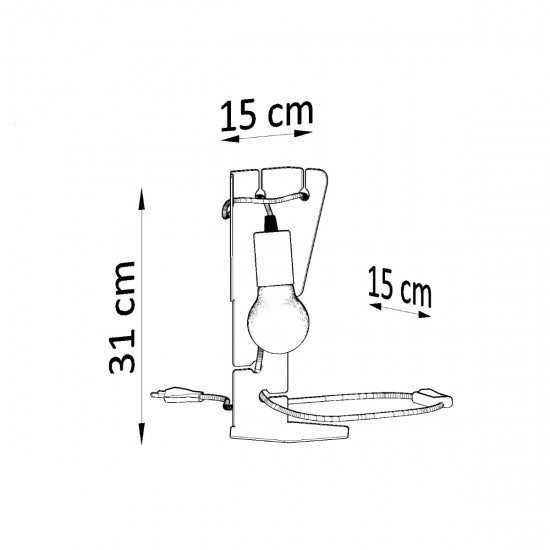 Table lamp ARBY white Table lamp ARBY white