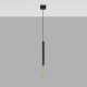 Pendant lamp MOZAICA 1 black/golden