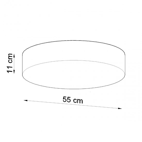 Ceiling lamp ARENA 55 grey Ceiling lamp ARENA 55 grey